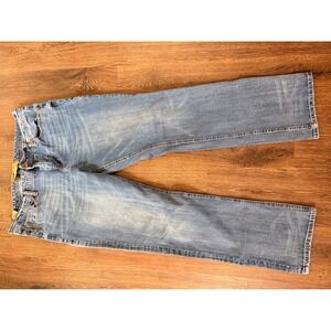 SEVEN7 Jeans Co Men Premium Denim Straight Fit Jeans W38 L34 Light Wash 38x34